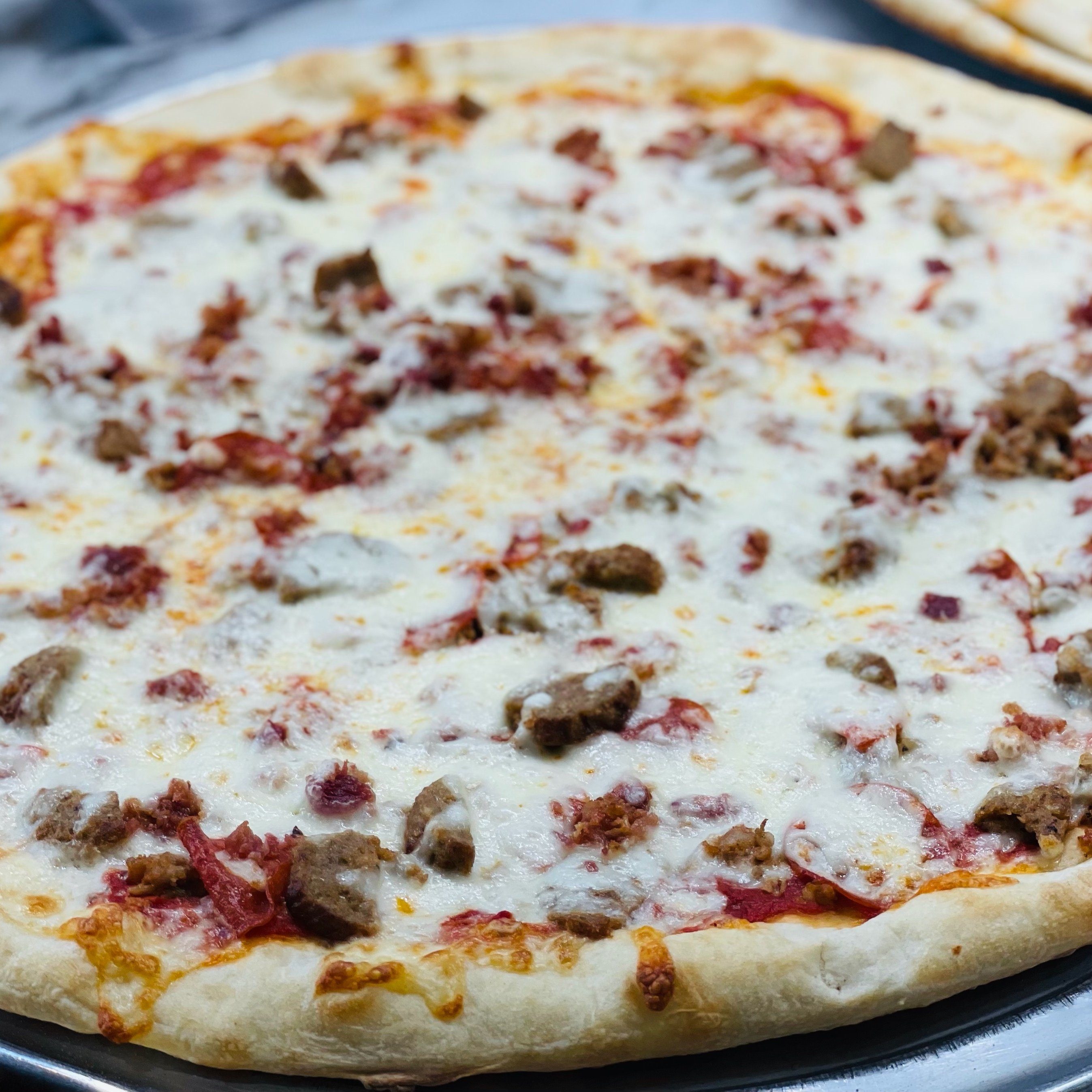 Meat Mania Pizza.