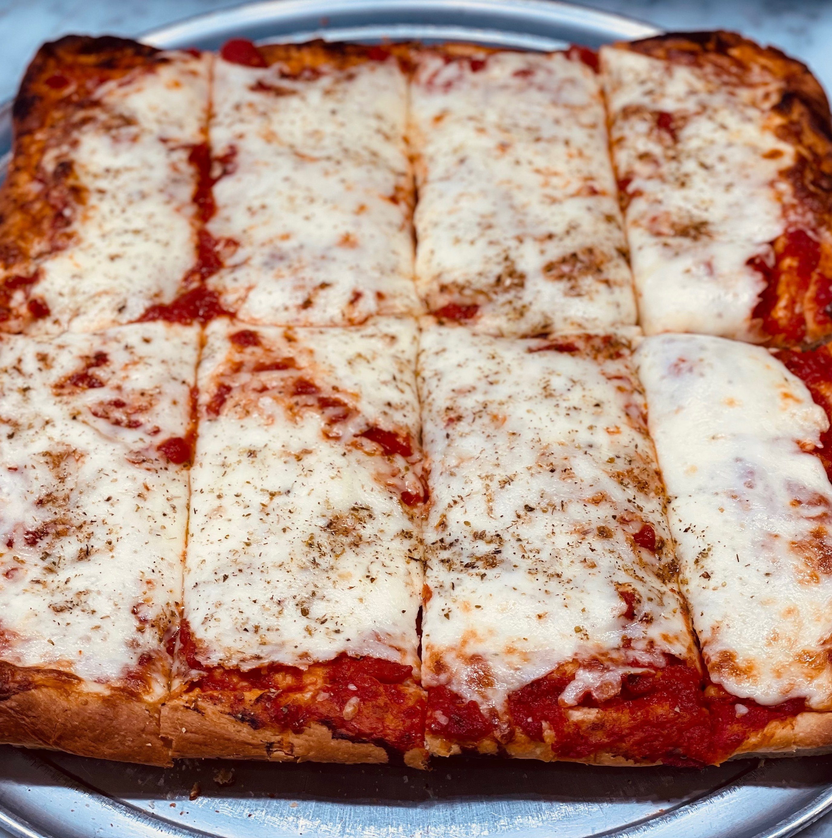 16" Sicilian Style Pizza.