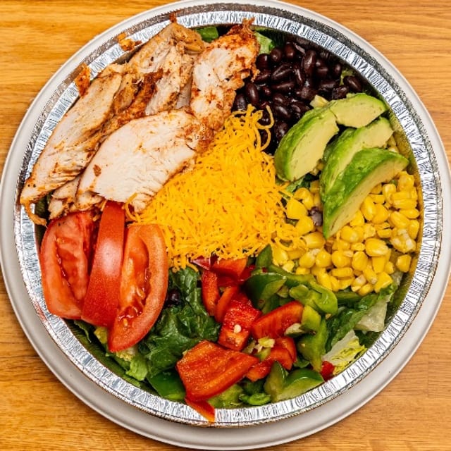 Blackened Chicken Southwest Salad.