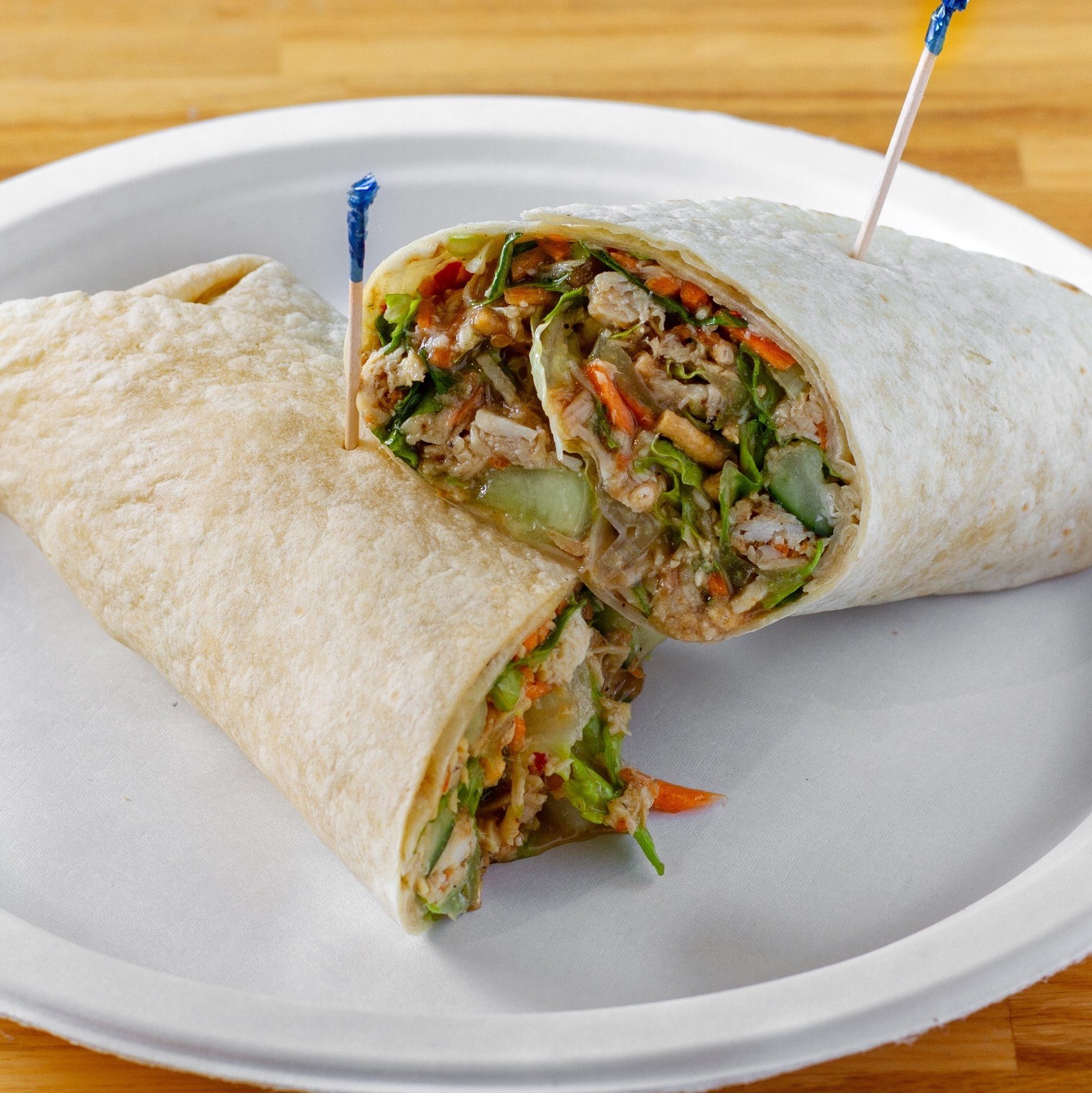 Zesty Asian Chicken Wrap.
