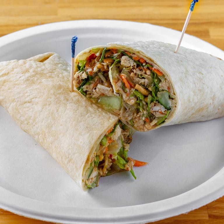 Savor Our Asian Chicken Wrap