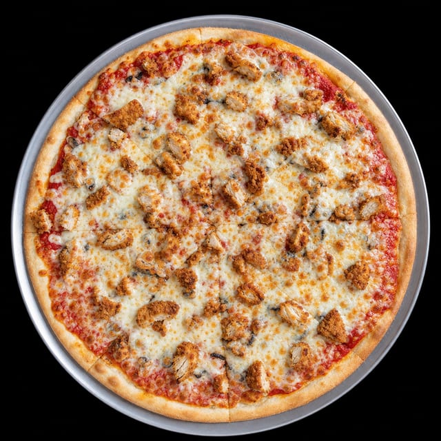 Chicken Parmigiana Pizza.