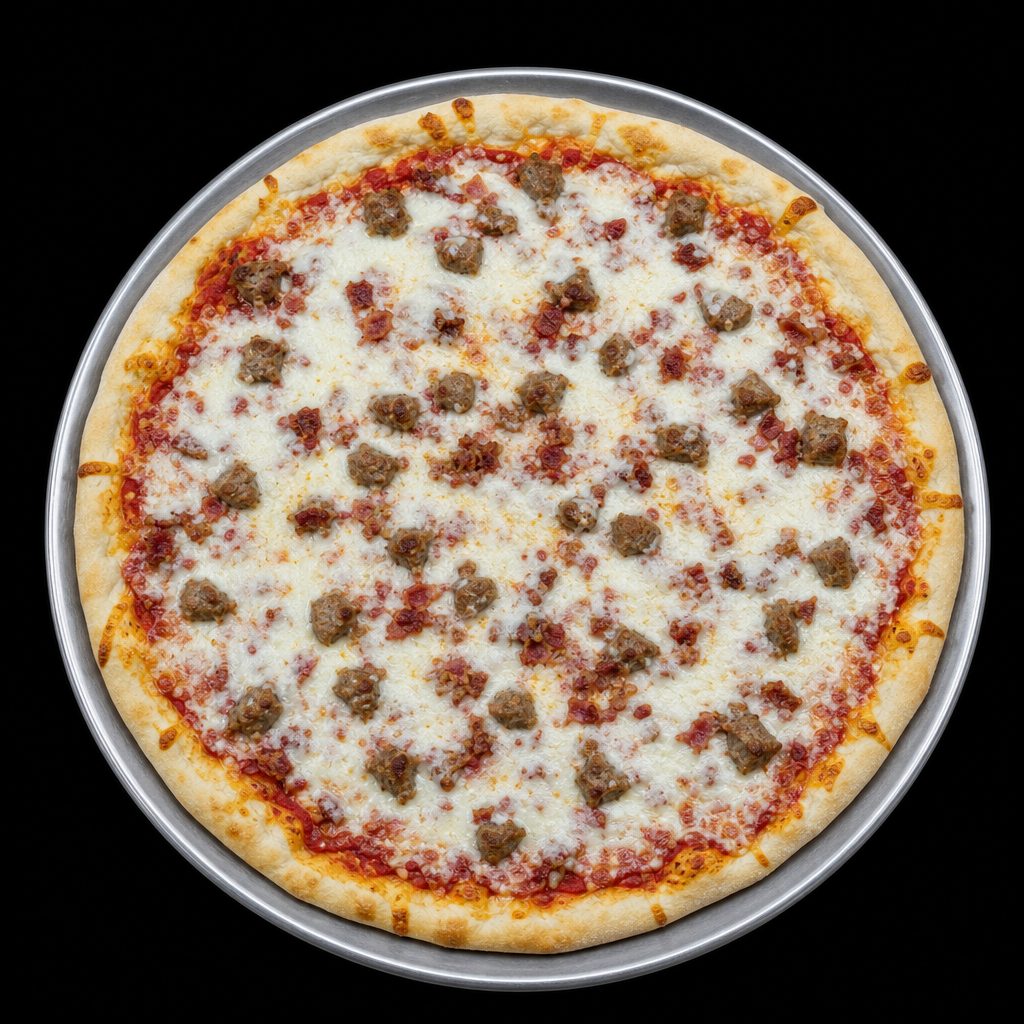 Meat Mania Pizza.