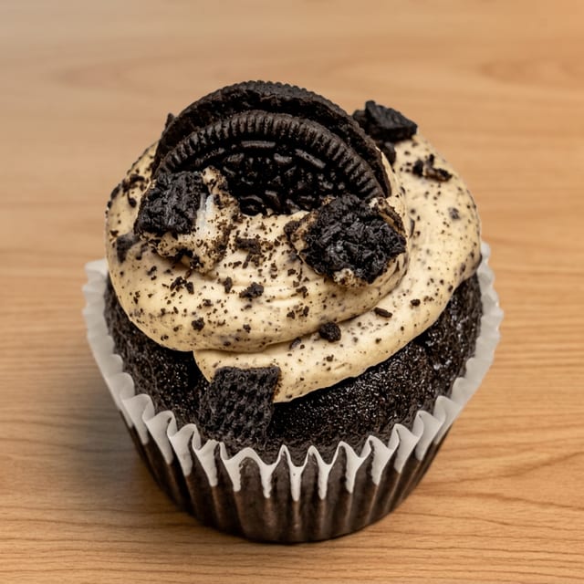 Cookies and Cream Cupcake.