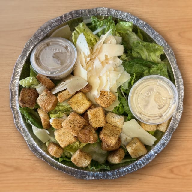 Traditional Caesar Salad.