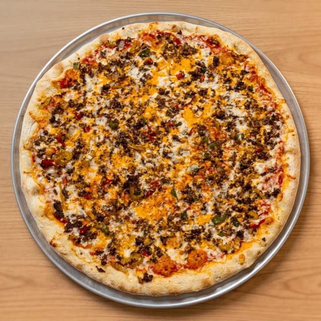 Cheesesteak Pizza.