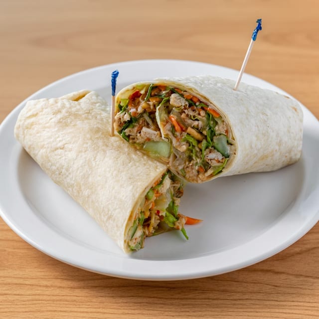 Zesty Asian Chicken Wrap.