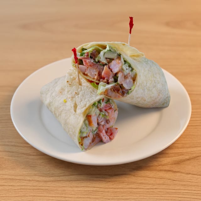 Shrimp BLT Wrap.