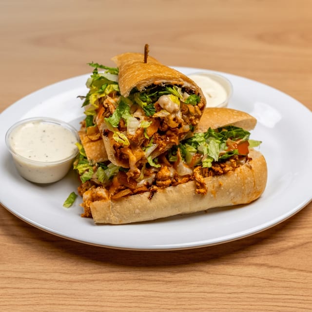 Buffalo Chicken Cheesesteak.