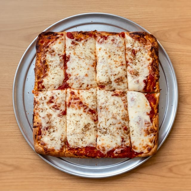 16" Sicilian Style Pizza.