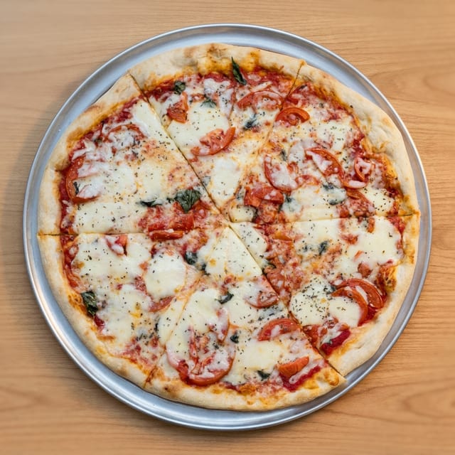 3 Cheese Margherita Pizza.